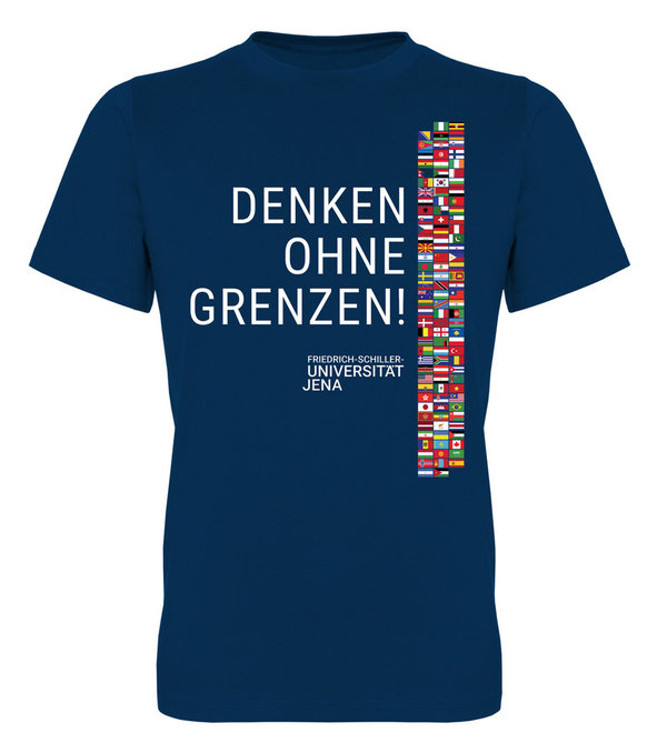 T-Shirt »Denken ohne Grenzen«